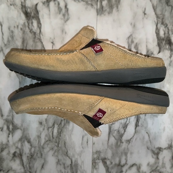 Spenco Women's Orthotic Suede Wool‎ Lined Slip-On Mule- Sz 8 - Picture 4 of 10